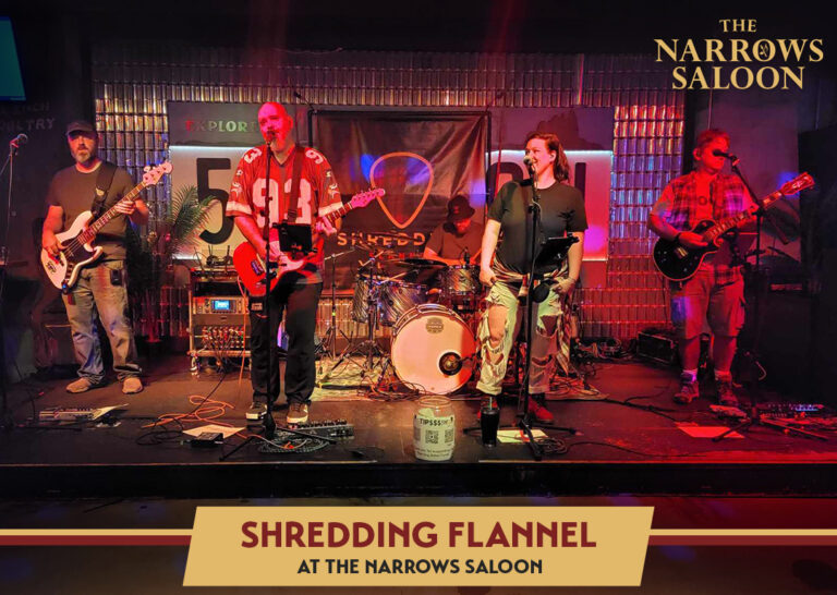 Shredding Flannel at Narrows