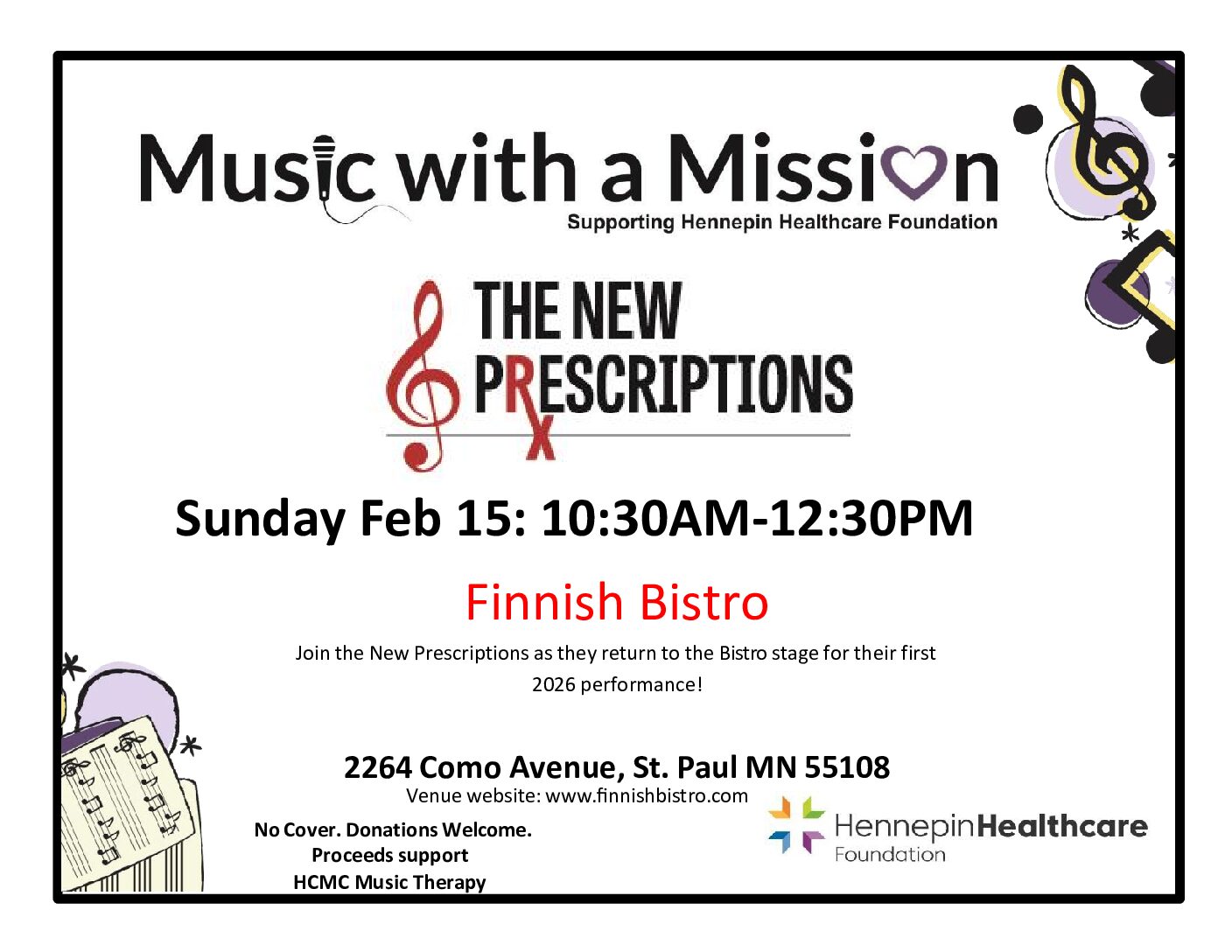 The New Rxs Music Therapy Fundraiser