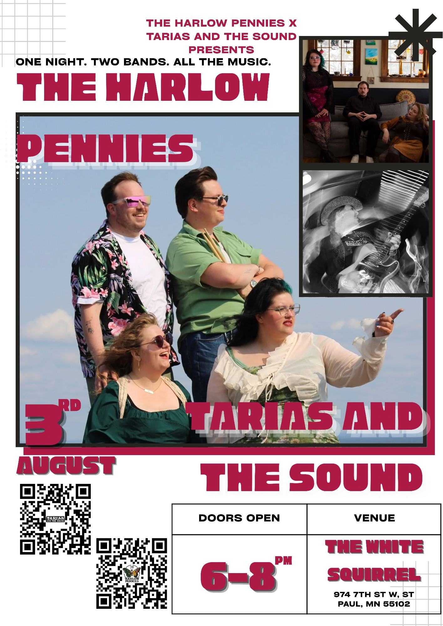 The Harlow Pennies w. Tarias And The Sound